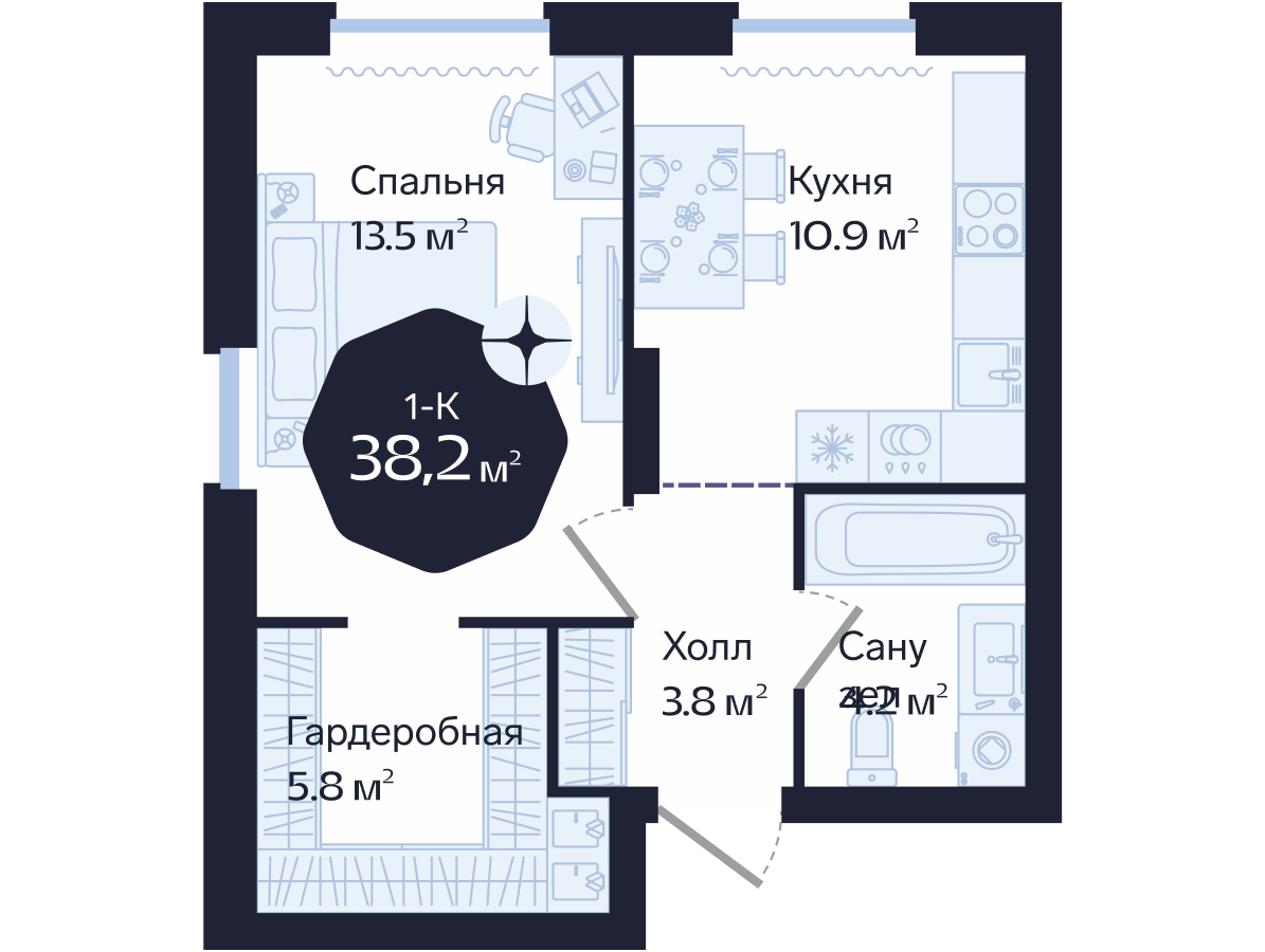 Квартиры хайфлет в Да.Квартале Централь